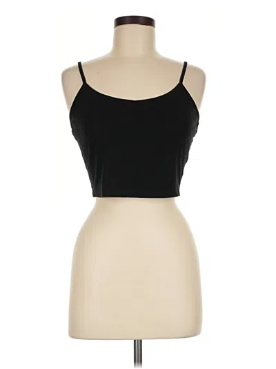 Pre-owned Shein Tank Top Black Strapless Neckline Tops