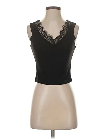 Pre-owned Shein Tank Top Black Sweetheart Neckline Tops
