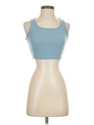 Pre-owned Shein Tank Top Blue Halter Neckline Tops