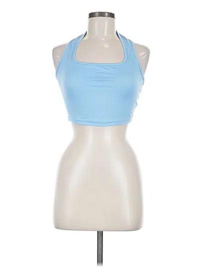 Pre-owned Shein Tank Top Blue Halter Neckline Tops