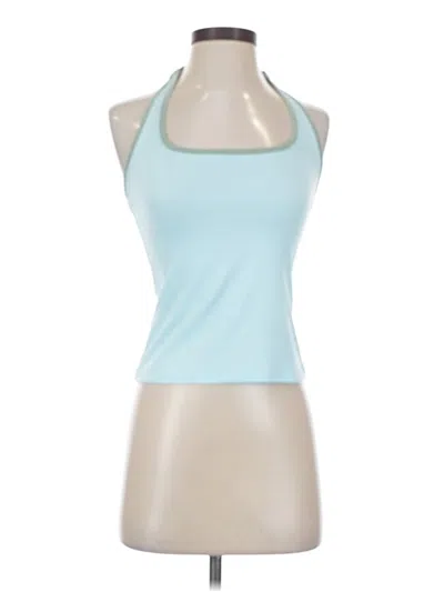 Pre-owned Shein Tank Top Blue Halter Neckline Tops