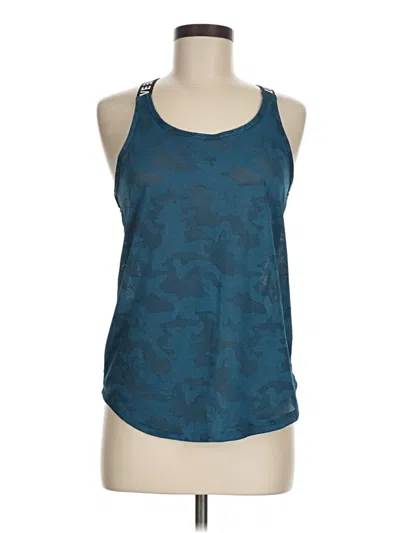 Pre-owned Shein Tank Top Blue Halter Neckline Tops