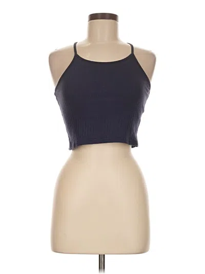 Pre-owned Shein Tank Top Blue Halter Neckline Tops