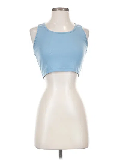 Pre-owned Shein Tank Top Blue Halter Neckline Tops