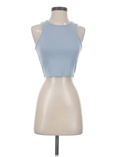 Pre-owned Shein Tank Top Blue Halter Neckline Tops