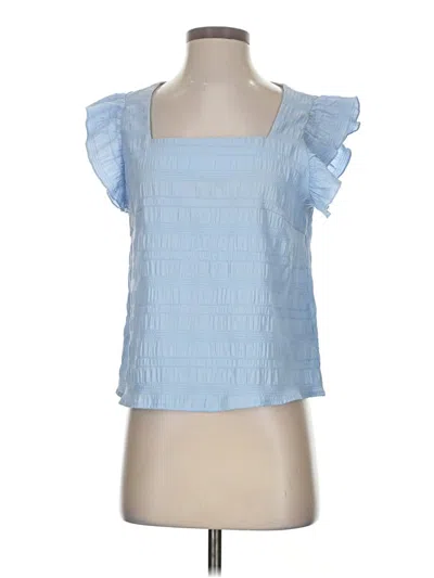 Pre-owned Shein Tank Top Blue Square Neckline Tops