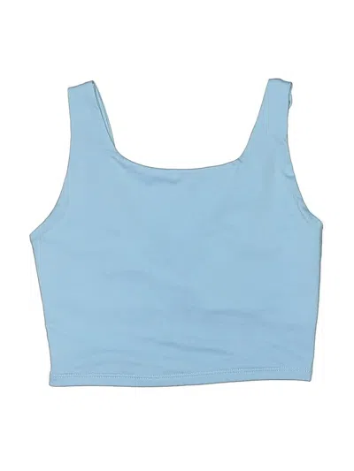 Pre-owned Shein Kids' Tank Top Blue Square Neckline Tops