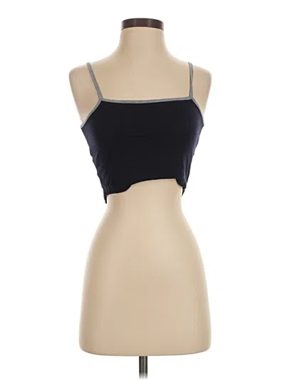Pre-owned Shein Tank Top Blue Strapless Neckline Tops