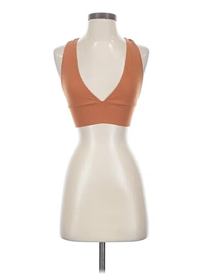 Pre-owned Shein Tank Top Brown Halter Neckline Tops