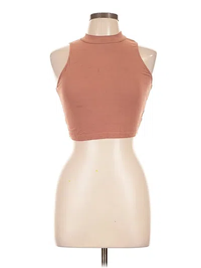 Pre-owned Shein Tank Top Brown Halter Neckline Tops