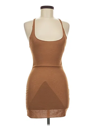 Pre-owned Shein Tank Top Brown Halter Neckline Tops