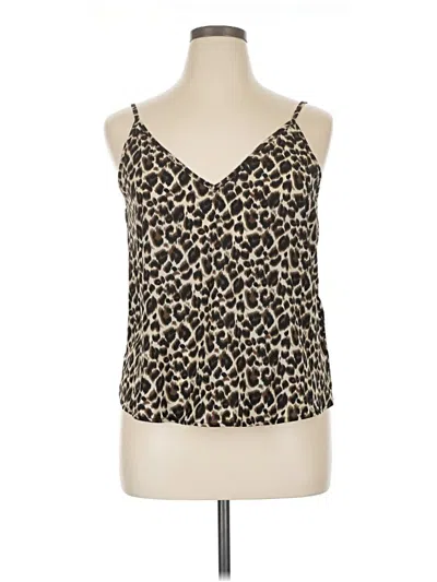 Pre-owned Shein Tank Top Brown Halter Neckline Tops