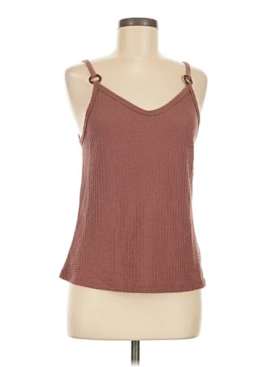 Pre-owned Shein Tank Top Brown Halter Neckline Tops