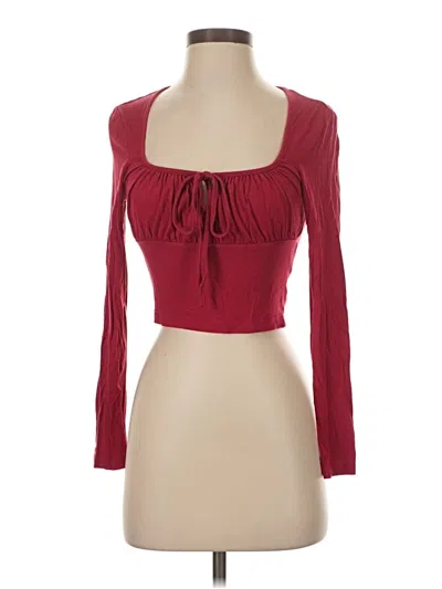 Pre-owned Shein Tank Top Burgundy Sweetheart Neckline Tops