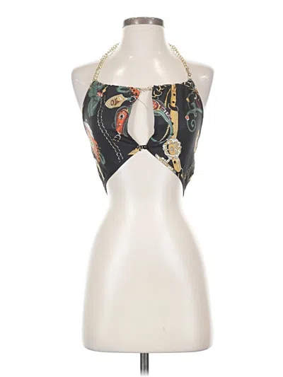 Pre-owned Shein Tank Top Gold Halter Neckline Tops