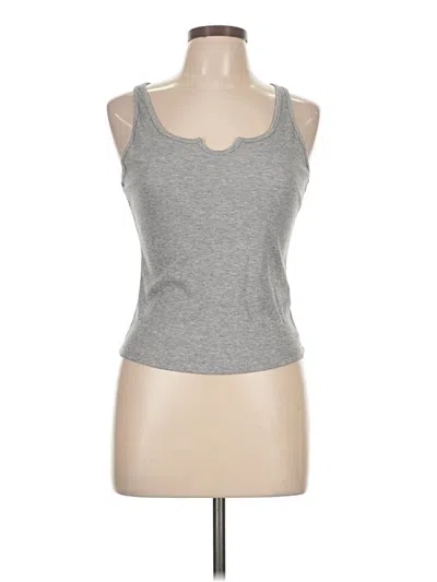 Pre-owned Shein Tank Top Gray Halter Neckline Tops