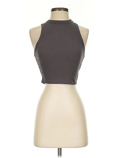 Pre-owned Shein Tank Top Gray Halter Neckline Tops