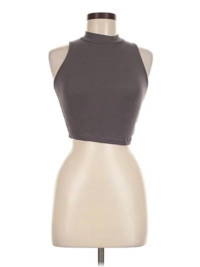 Pre-owned Shein Tank Top Gray Halter Neckline Tops