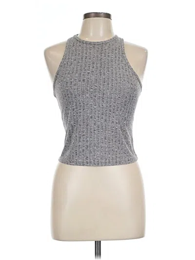 Pre-owned Shein Tank Top Gray Halter Neckline Tops
