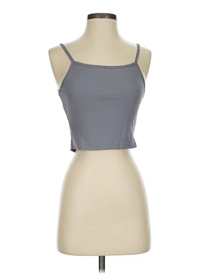 Pre-owned Shein Tank Top Gray Strapless Neckline Tops