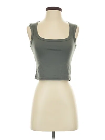 Pre-owned Shein Tank Top Gray Strapless Neckline Tops