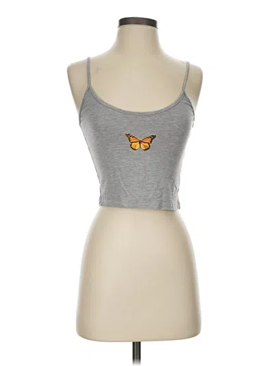Pre-owned Shein Tank Top Gray Sweetheart Neckline Tops