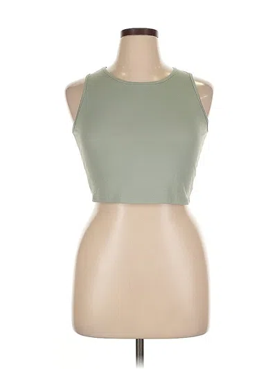 Pre-owned Shein Tank Top Green Halter Neckline Tops