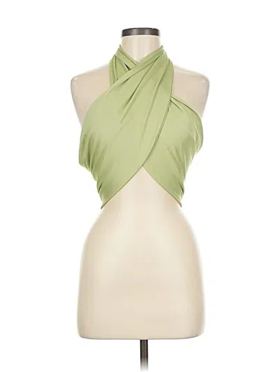 Pre-owned Shein Tank Top Green Halter Neckline Tops