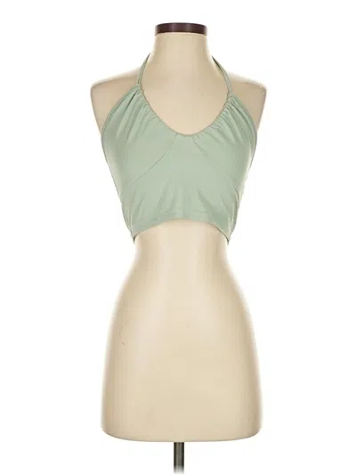 Pre-owned Shein Tank Top Green Halter Neckline Tops