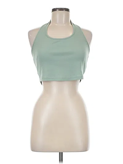 Pre-owned Shein Tank Top Green Halter Neckline Tops