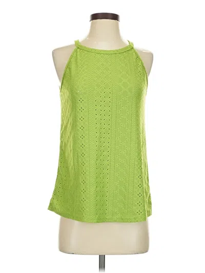 Pre-owned Shein Tank Top Green Halter Neckline Tops