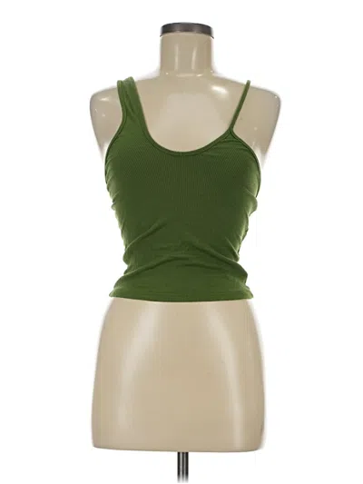 Pre-owned Shein Tank Top Green Halter Neckline Tops