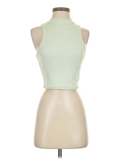 Pre-owned Shein Tank Top Green Halter Neckline Tops