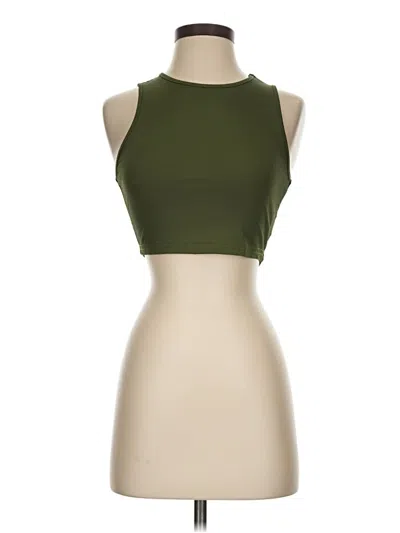 Pre-owned Shein Tank Top Green Halter Neckline Tops