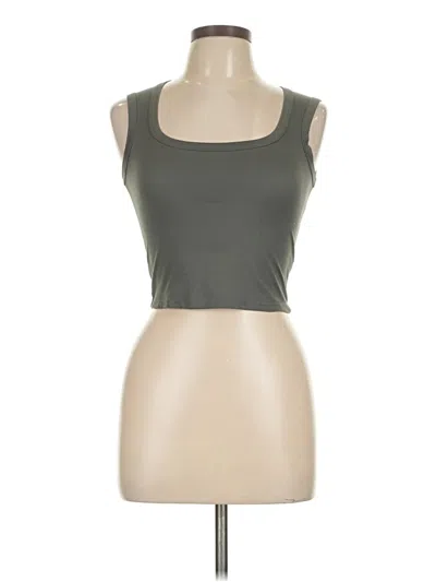 Pre-owned Shein Tank Top Green Halter Neckline Tops