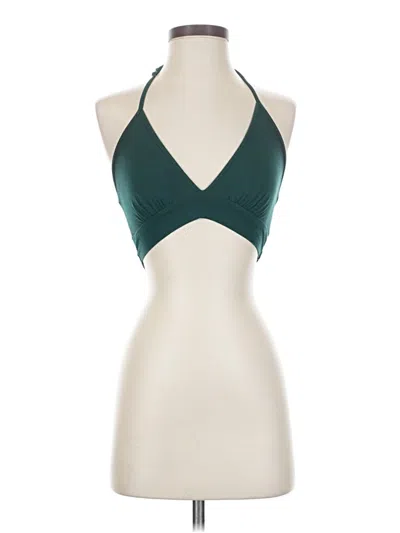 Pre-owned Shein Tank Top Green Halter Neckline Tops