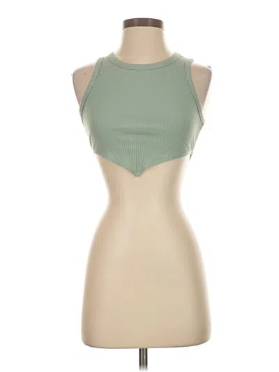 Pre-owned Shein Tank Top Green Halter Neckline Tops