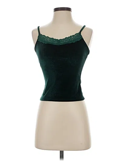 Pre-owned Shein Tank Top Green Strapless Neckline Tops