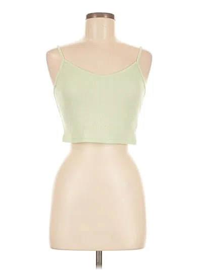 Pre-owned Shein Tank Top Green Strapless Neckline Tops