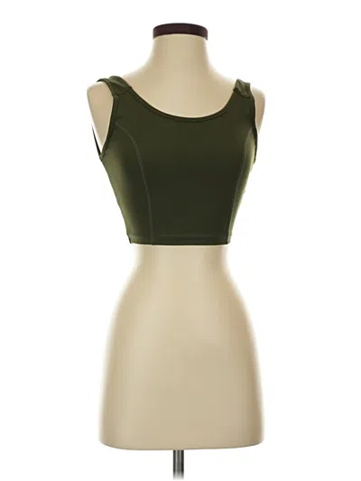 Pre-owned Shein Tank Top Green Strapless Neckline Tops