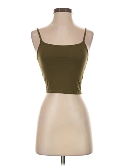 Pre-owned Shein Tank Top Green Strapless Neckline Tops