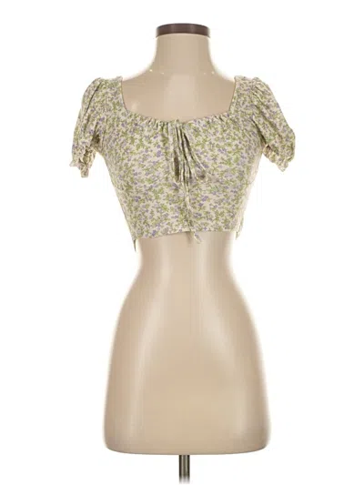Pre-owned Shein Tank Top Green Sweetheart Neckline Tops