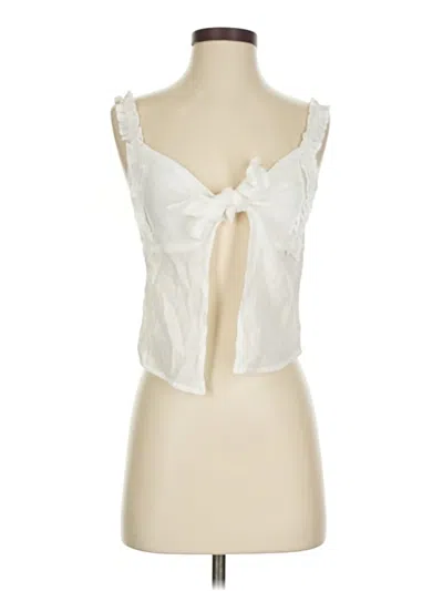 Pre-owned Shein Tank Top Ivory Halter Neckline Tops