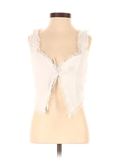 Pre-owned Shein Tank Top Ivory Halter Neckline Tops