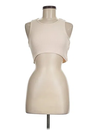 Pre-owned Shein Tank Top Ivory Halter Neckline Tops