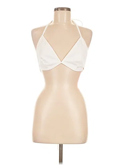 Shein Tank Top Ivory Halter Neckline Tops