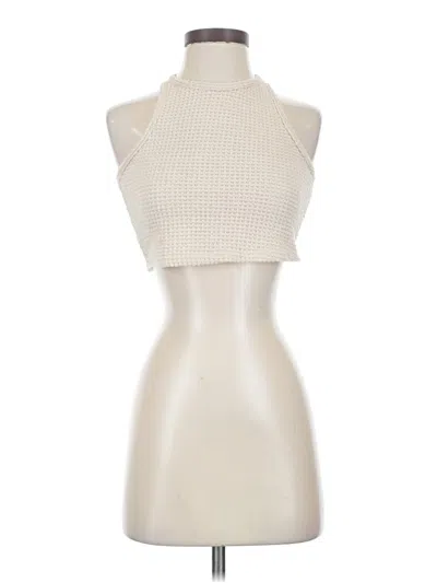 Pre-owned Shein Tank Top Ivory Halter Neckline Tops