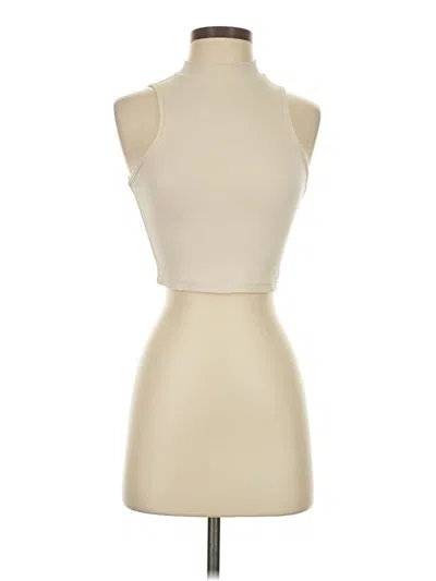 Pre-owned Shein Tank Top Ivory Halter Neckline Tops