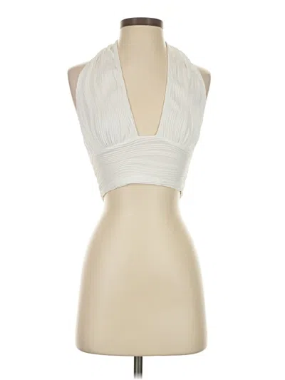 Pre-owned Shein Tank Top Ivory Halter Neckline Tops