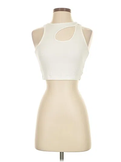 Pre-owned Shein Tank Top Ivory Halter Neckline Tops